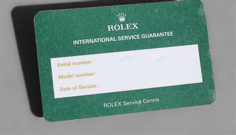 rolex service garantie|rolex watch maintenance.